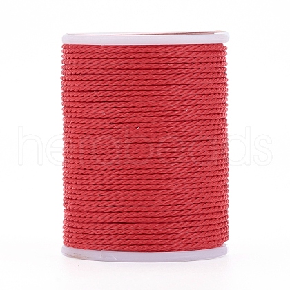 Round Waxed Polyester Cord X-YC-G006-01-1.0mm-15-1