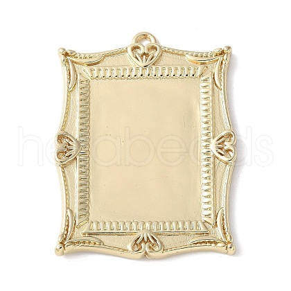 Brass Pendant Cabochon Settings KK-V005-01G-04-1