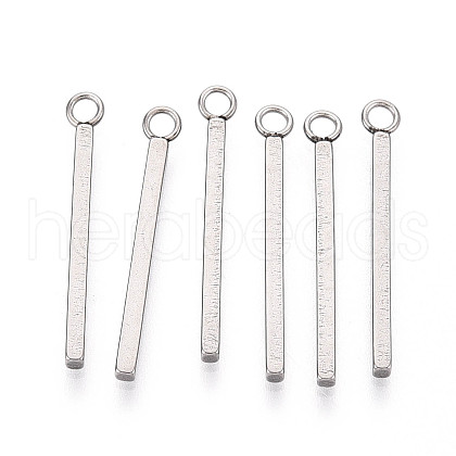 Tarnish Resistant 304 Stainless Steel Pendants STAS-T047-13-1