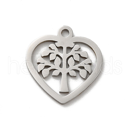 Non-Tarnish 201 Stainless Steel Charms STAS-E206-06P-04-1