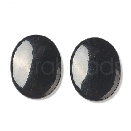 Mother's Day Gifts Natural Obsidian Worry Stone for Anxiety Therapy X-G-B036-01F-1