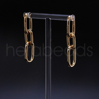 Brass Hoop Earrings ZM7268-1