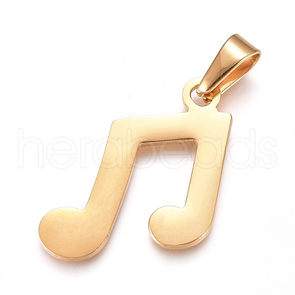 304 Stainless Steel Pendants STAS-I135-13G-1