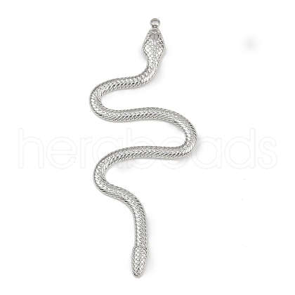 304 Stainless Steel Big Pendants STAS-B092-11P-1