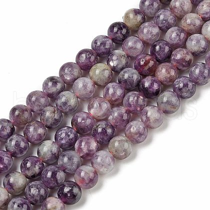 Natural Quartz Beads Strands G-B133-A01-6MM-1