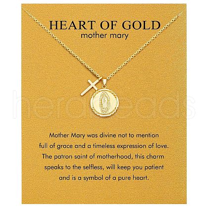 Friendship Brass Pendant Necklaces FS-WGE2002-14-1