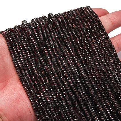 Natural Garnet Beads Strands G-RM2025-D16-M-1
