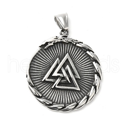 304 Stainless Steel Manual Polishing Pendants STAS-G274-18AS-1