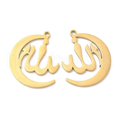304 Stainless Steel Pendants STAS-Z041-35G-1