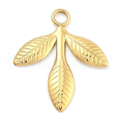 Ion Plating(IP) 304 Stainless Steel Pendants STAS-P379-05E-G-1