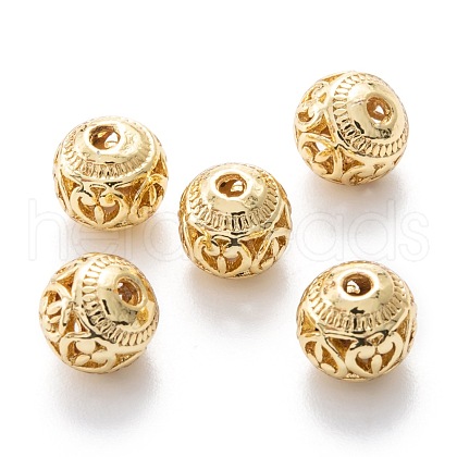 Alloy Hollow Beads PALLOY-P238-23G-RS-1