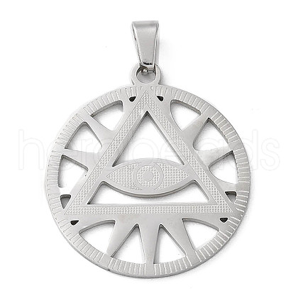 201 Stainless Steel Pendants STAS-D041-13P-1