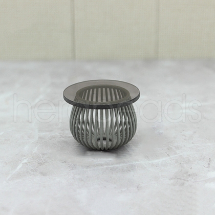 Plastic Rattan Chair Tea Table Decorations  Miniature Ornaments PW-WG75ED7-08-1