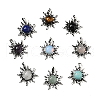 Natural & Synthetic Gemstone Pendants G-G860-02AS-1