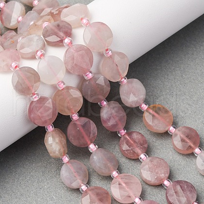Natural Rose Quartz Beads Strands G-C116-A174-01-1