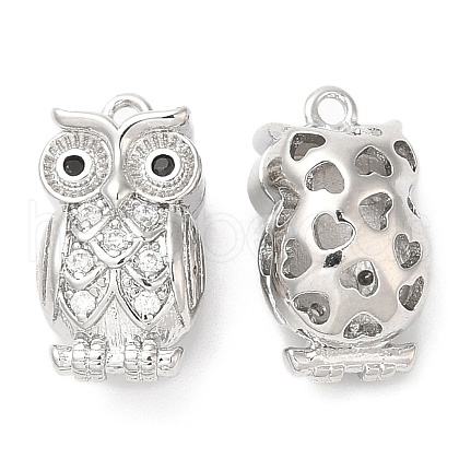 Brass with Cubic Zirconia Pendants KK-K333-58P-1