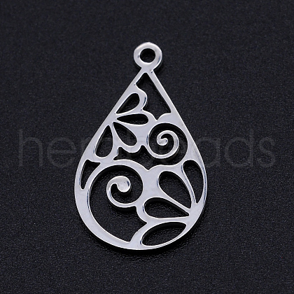 Non-Tarnish 201 Stainless Steel Pendants STAS-S105-JN896-1-1