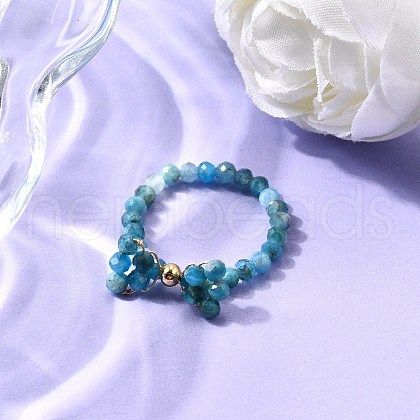 Natural Apatite Finger Rings RJEW-TA00204-02-1
