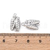 Brass Rhinestone Pendants KK-E793-02P-3