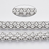 Tarnish Resistant 304 Stainless Steel Mesh Chains STAS-R100-29B-1