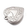 Non-Tarnish 304 Stainless Steel Pendants STAS-Z008-17-2