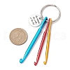 Aluminum Crochet Hooks Keychain KEYC-JKC01013-05-3