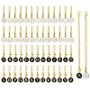 52Pcs 52 Styles Alloy Enamel Pendant Decorations HJEW-CJ00016-1