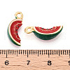 Fruit Alloy Enamel Pendants ENAM-N062-06E-3