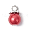 10Pcs Glass Pendants PALLOY-JF03709-01-3