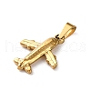 201 Stainless Steel Pendants STAS-P314-19G-01-2