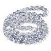 Electroplate Glass Beads Strands EGLA-Q128-07A-AB05-2
