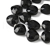 Natural Black Onyx(Dyed & Heated) Beads Strands G-D316-A15-3