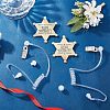 Fingerinspire Ring Security Word Badge AJEW-FG0001-94-5