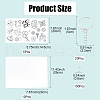 DIY Plastic Heat Shrink Film Paper & Iron Keychain Kits DIY-YW0009-30-2