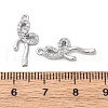 Brass Rhinestone Pendants KK-E793-16P-3