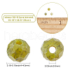  2 Strands Natural Lemon Turquoise(Jasper) Beads Strands G-NB0003-13-2
