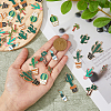 HOBBIESAY 40Pcs 10 Styles Alloy Enamel Pendants ENAM-HY0001-31-3
