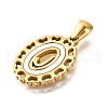 Golden 304 Stainless Steel Pendants STAS-K300-02G-J-2