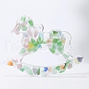 Cat Eye Glass Chip & Resin Craft Display Decorations DJEW-PW0021-30E-1