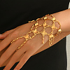 Luxurious & Elegant Brass Butterfly Link Finger Ring Bracelets for Women UK2567-3