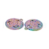 Ion Plating(IP) 304 Stainless Steel Pendants STAS-B031-27R-3