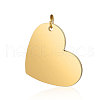 Ion Plating(IP) 304 Stainless Steel Stamping Blank Tag Pendants STAS-I311-26G-1