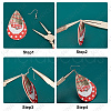 SUNNYCLUE DIY Christmas Themed Earring Making Kits DIY-SC0014-34P-4