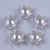 Transparent Acrylic Bead Caps X-TACR-T007-07F-1