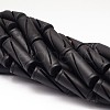 Natural Brazil Black Stone Beads Strands G-K115-17-1