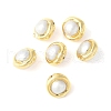 Electroplated Natural Cultured Freshwater Pearl Beads KK-P305-03G-1