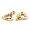 Brass Micro Pave Cubic Zirconia Pendants KK-Q252-046-NF-2