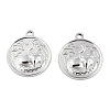 201 Stainless Steel Pendants STAS-N098-142P-3