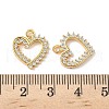 Brass Micro Pave Cubic Zirconia Pendants KK-D373-01D-G-3