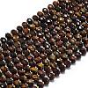 Dyed Natural Tiger Eye Beads Strands G-P573-A37-01-2
